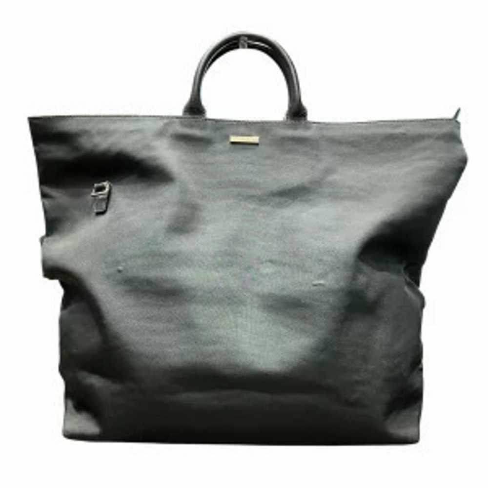 Gucci canvas leather tote weekender Black